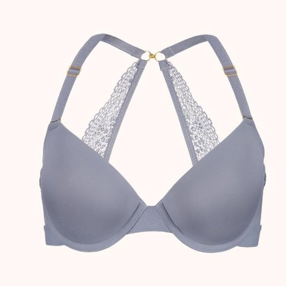 LIVELY Convertible J-Hook T-Shirt UW Bra 32D Gray - Picture 7 of 7